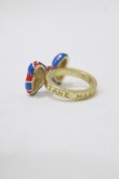 画像2: Jane Marple / Londonリボンのリング 約11号 トリコロール×ゴールド H-26-02-17-066-JM-AC-KB-ZH (2)