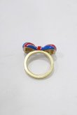 画像4: Jane Marple / Londonリボンのリング 約11号 トリコロール×ゴールド H-26-02-17-066-JM-AC-KB-ZH (4)