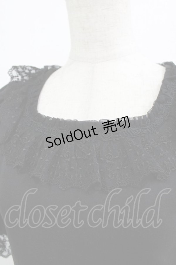 画像5: Moi-meme-Moitie / バラ十字架カトリーヌワンピース 9号 ブラック×ブラック H-26-02-17-006-MO-OP-KB-ZH (5)