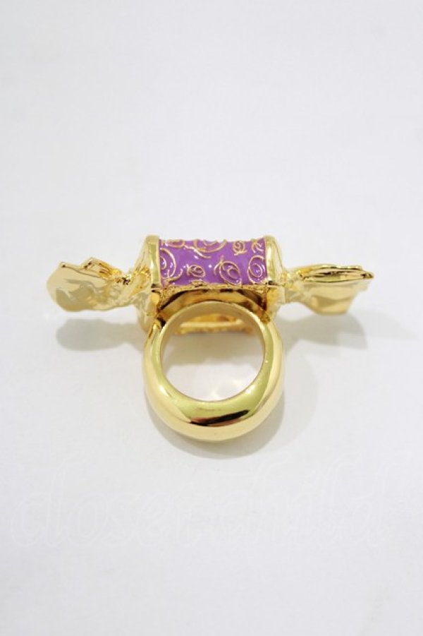 画像3: Q-pot. / タフィーキャンディリング(L) 約8号 パープル H-26-02-17-070-QP-AC-KB-ZH (3)