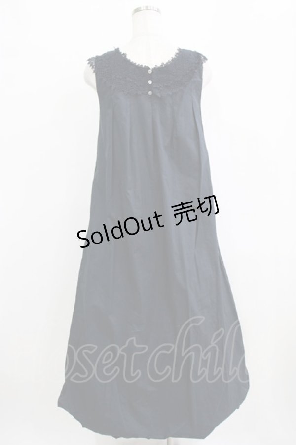 画像3: Jane Marple Dans Le Salon / コットンレースワンピース  ネイビー H-26-02-17-007-JM-OP-KB-ZH (3)