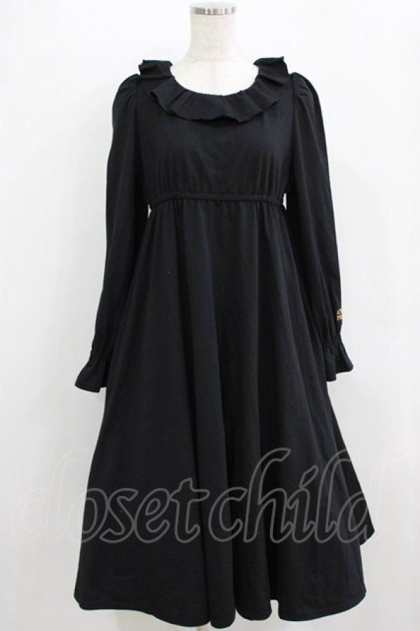 画像1: ATELIER PIERROT / オリジナルロゴ入りルームウェア  ブラック H-26-02-17-008-EL-OP-KB-ZH (1)