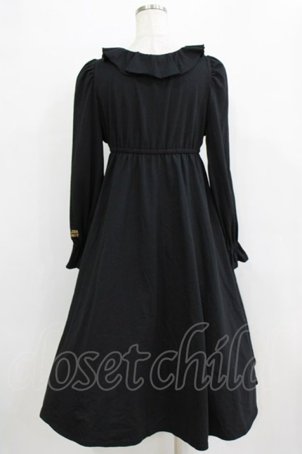 画像3: ATELIER PIERROT / オリジナルロゴ入りルームウェア  ブラック H-26-02-17-008-EL-OP-KB-ZH (3)