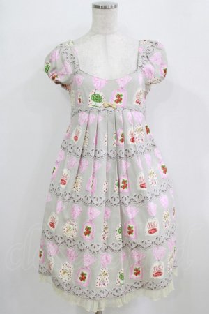 画像: Emily Temple cute / ラッピングワンピース  グレー H-26-02-17-009-ET-OP-KB-ZH