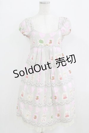 画像: Emily Temple cute / ラッピングワンピース  グレー H-26-02-17-009-ET-OP-KB-ZH