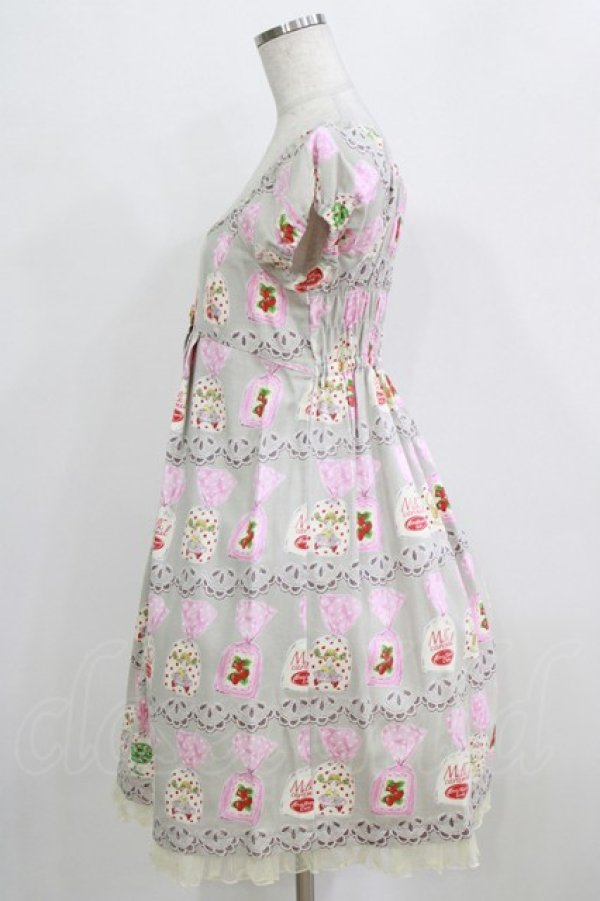 画像2: Emily Temple cute / ラッピングワンピース  グレー H-26-02-17-009-ET-OP-KB-ZH (2)