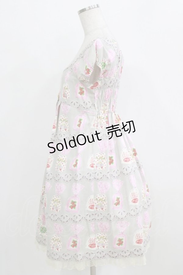 画像2: Emily Temple cute / ラッピングワンピース  グレー H-26-02-17-009-ET-OP-KB-ZH (2)