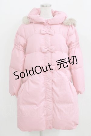 画像: Shirley Temple / リボンダウンコート Free ピンク H-26-02-17-016-ET-CO-KB-ZH