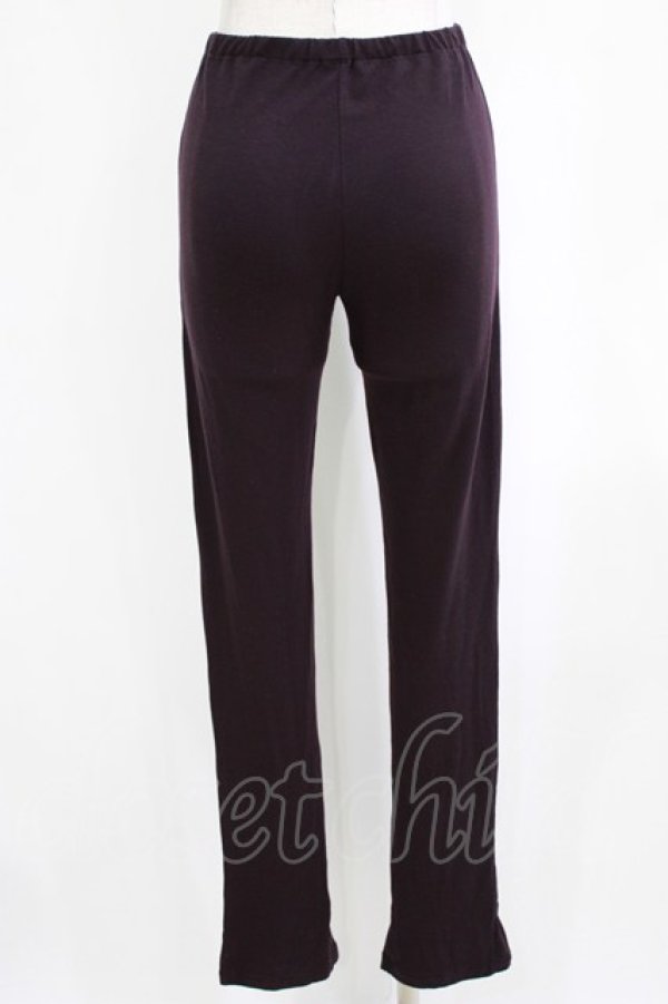 画像3: Jane Marple Dans Le Salon / 裾フリルレギンス  ボルドー H-26-02-17-022-JM-PA-KB-ZH (3)