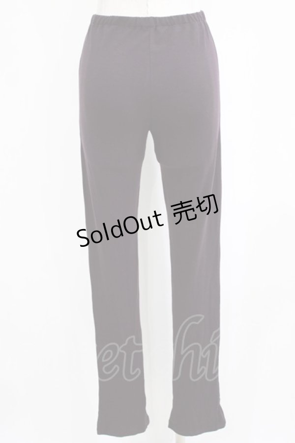 画像3: Jane Marple Dans Le Salon / 裾フリルレギンス  ボルドー H-26-02-17-022-JM-PA-KB-ZH (3)