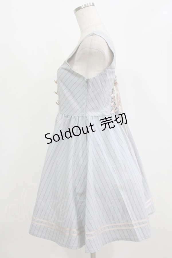 画像2: 20K wardlobe / レースアップスカート Free グレー H-26-02-18-023-PU-SK-NS-ZH (2)