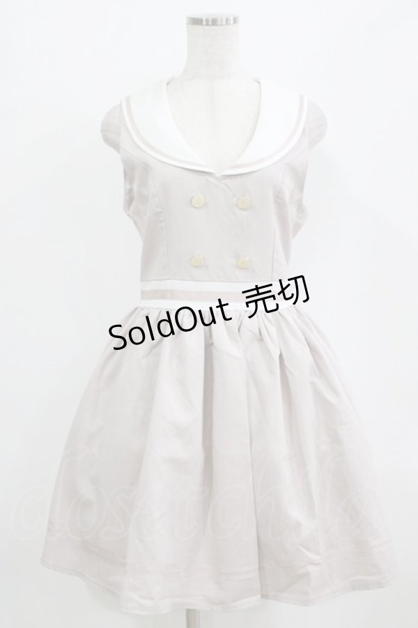 画像1: Amavel / セーラ‐ジャンパースカート Free ピンクベージュ H-26-02-18-025-CA-OP-NS-ZH (1)