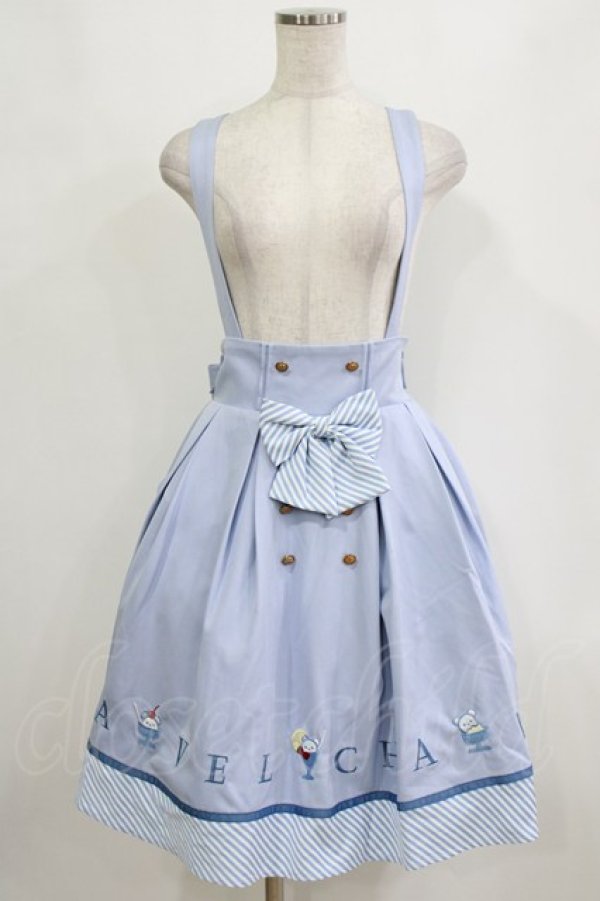 画像1: Amavel / くまさんアイススカート Free サックス H-26-02-18-028-CA-SK-NS-ZH (1)