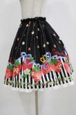 画像2: metamorphose / ストロベリークラウンミニスカート Free ブラック H-26-02-18-032-ME-SK-NS-ZH (2)
