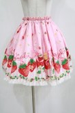 画像1: metamorphose / ストロベリークラウンミニスカート Free ピンク H-26-02-18-033-ME-SK-NS-ZH (1)