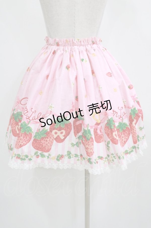 画像3: metamorphose / ストロベリークラウンミニスカート Free ピンク H-26-02-18-033-ME-SK-NS-ZH (3)