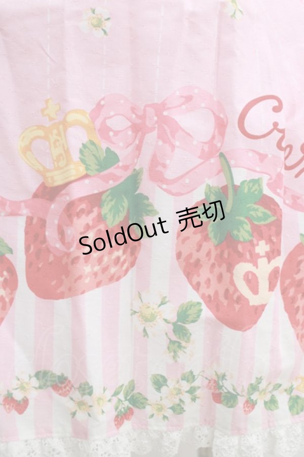 画像4: metamorphose / ストロベリークラウンミニスカート Free ピンク H-26-02-18-033-ME-SK-NS-ZH (4)