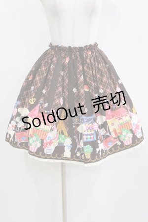 画像: metamorphose / パリの街並スカート Free ブラウン H-26-02-18-034-ME-SK-NS-ZH