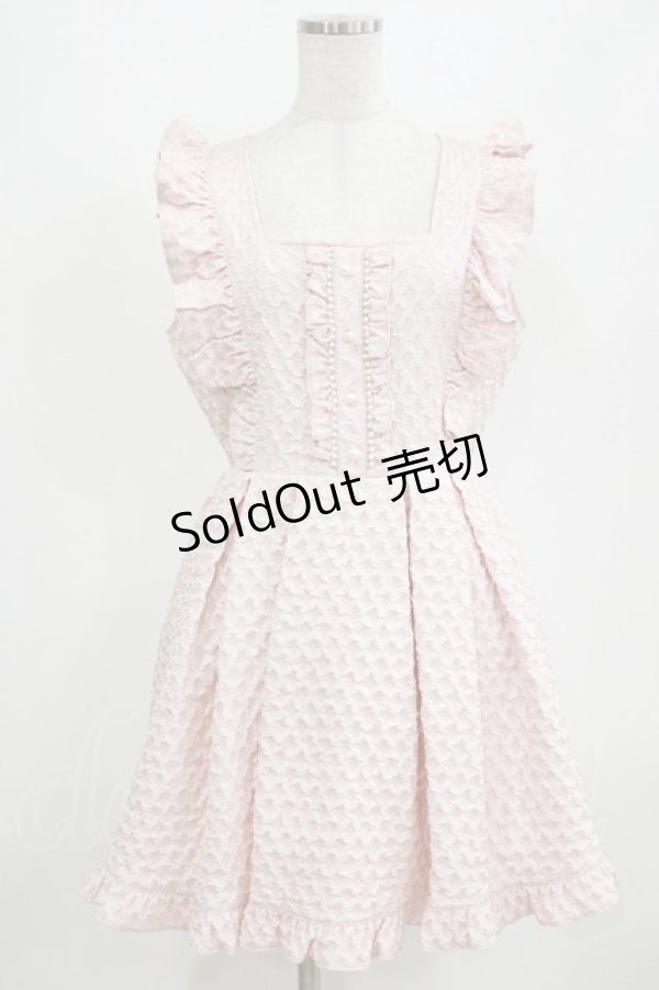 画像1: Ank Rouge / ふくれジャガード M ピンク H-26-02-18-035-CA-OP-NS-ZH (1)