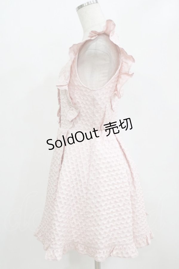 画像2: Ank Rouge / ふくれジャガード M ピンク H-26-02-18-035-CA-OP-NS-ZH (2)