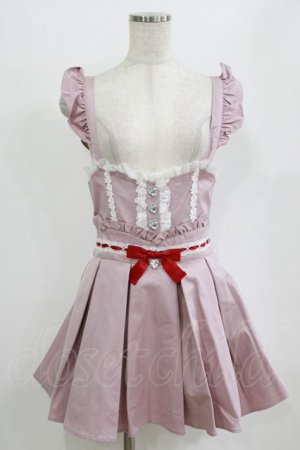 画像: Ank Rouge / ハートビジューリボン M ピンク H-26-02-18-037-CA-OP-NS-ZH