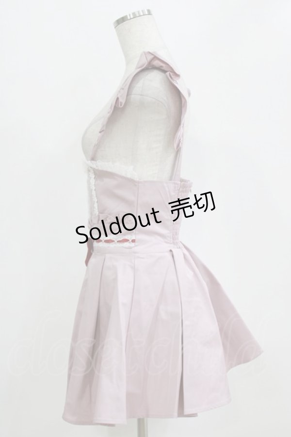 画像2: Ank Rouge / ハートビジューリボン M ピンク H-26-02-18-037-CA-OP-NS-ZH (2)