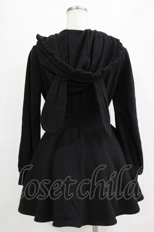 画像3: To Alice / うさみみカットワンピース S ブラック/ピンク H-26-02-18-039-LO-OP-NS-ZH (3)