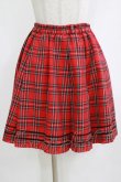 画像1: metamorphose / タータンチェックスカート Free レッド H-26-02-18-040-ME-SK-NS-ZH (1)
