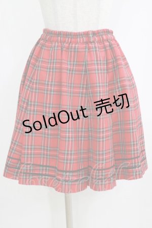 画像: metamorphose / タータンチェックスカート Free レッド H-26-02-18-040-ME-SK-NS-ZH