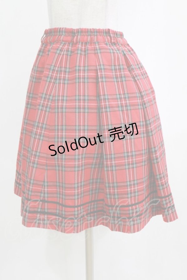 画像2: metamorphose / タータンチェックスカート Free レッド H-26-02-18-040-ME-SK-NS-ZH (2)