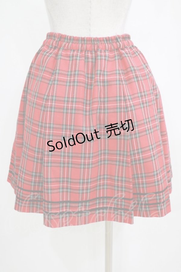 画像3: metamorphose / タータンチェックスカート Free レッド H-26-02-18-040-ME-SK-NS-ZH (3)