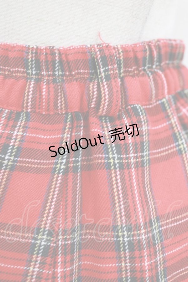 画像4: metamorphose / タータンチェックスカート Free レッド H-26-02-18-040-ME-SK-NS-ZH (4)