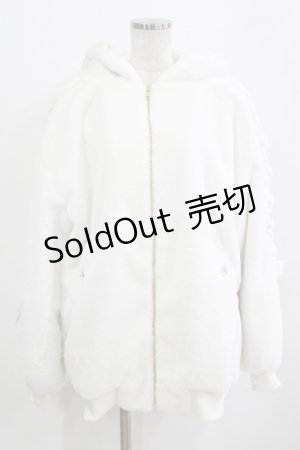 画像: LIZ LISA / リボンうさみみファーブルゾン Free オフ H-26-02-18-041-LO-CO-NS-ZH