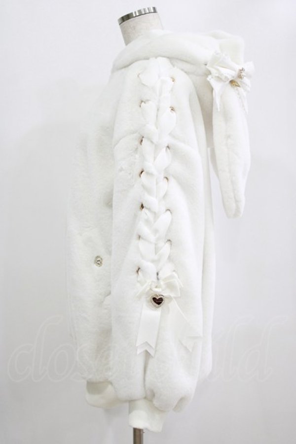 画像2: LIZ LISA / リボンうさみみファーブルゾン Free オフ H-26-02-18-041-LO-CO-NS-ZH (2)