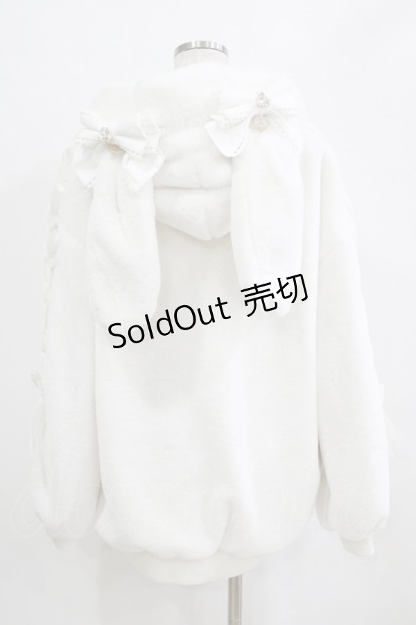 画像3: LIZ LISA / リボンうさみみファーブルゾン Free オフ H-26-02-18-041-LO-CO-NS-ZH (3)