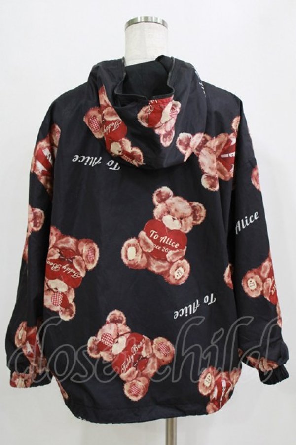 画像3: To Alice / テディベアブルゾン Free ブラック H-26-02-18-045-LO-JA-NS-ZH (3)