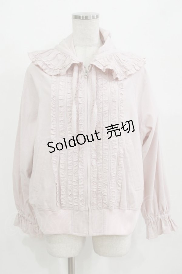 画像1: PINK HOUSE / フリル使いダンガリーブルゾン Free ピンク」 H-26-02-18-046-LO-JA-NS-ZH (1)