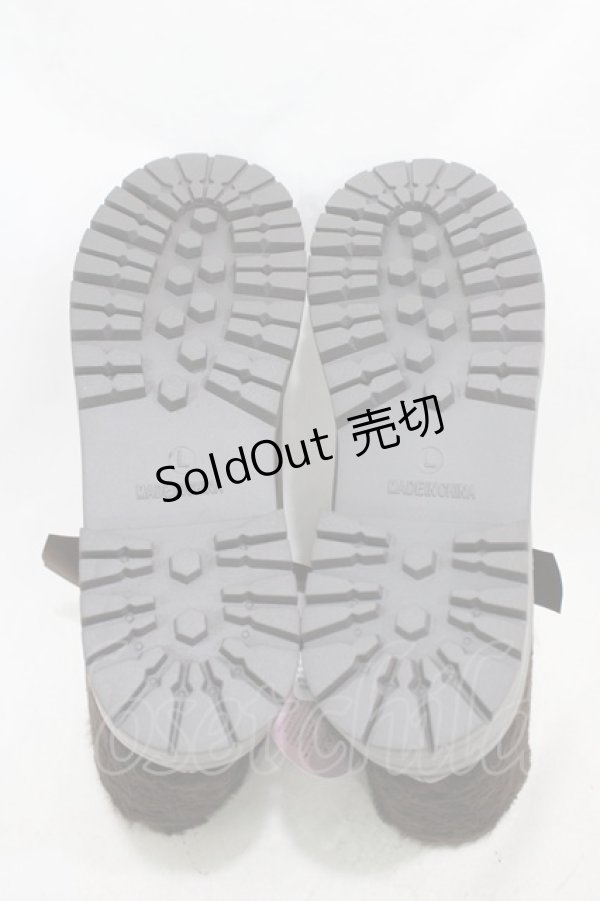 画像3: m petit by misako / AMNIFFレースUPブーツ L ブラウン H-26-02-18-1003-LO-SH-KB-ZH (3)