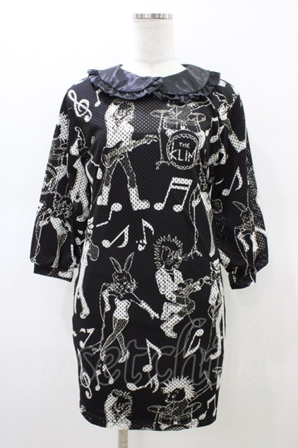 画像1: MILK / THE KLIMワンピース  ブラック H-26-02-18-1034-ML-OP-KB-ZH (1)