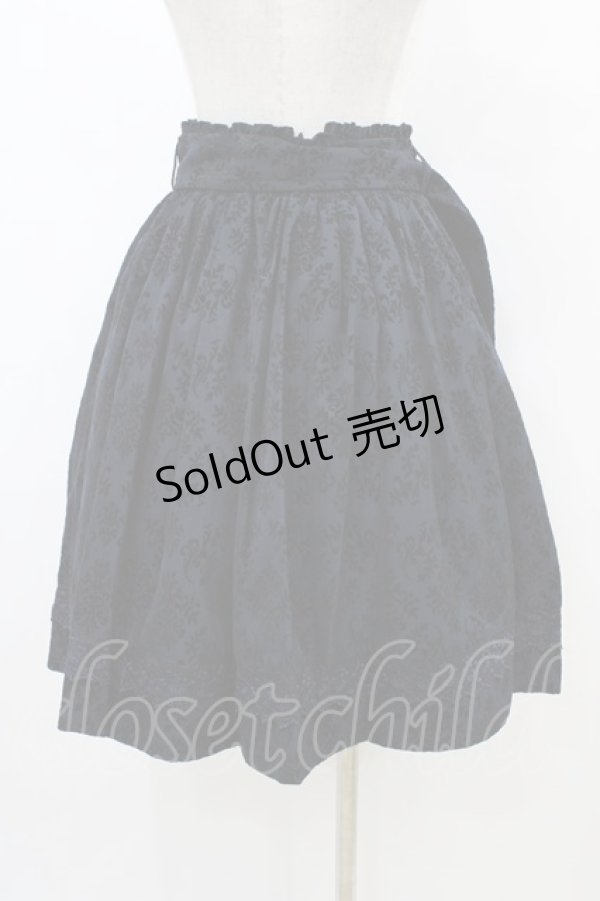 画像2: axes femme / 総フロッキートレンチスカート  ネイビー H-26-02-18-1038-AX-SK-KB-ZH (2)