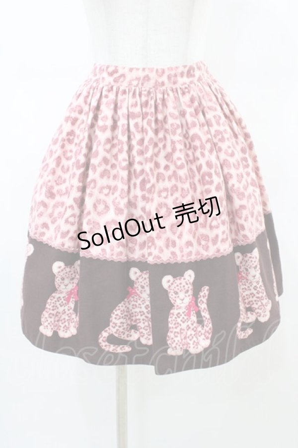 画像1: Shirley Temple / レオパードスカート 160 ピンク H-26-02-18-1039-ET-SK-AK-ZH (1)