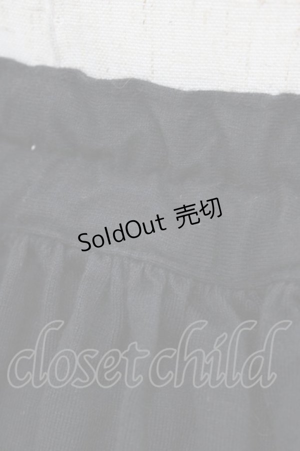 画像4: MARBLE / 前短・後長ロングスカート  ブラック H-26-02-18-1041-GO-SK-KB-ZH (4)