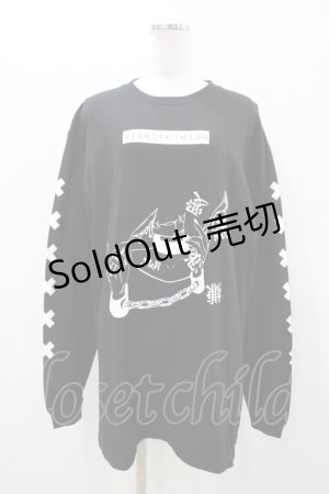 画像: NieR Clothing / COTTON LONG CUTSEW XL ブラック H-26-02-18-1044-PU-TO-KB-ZH