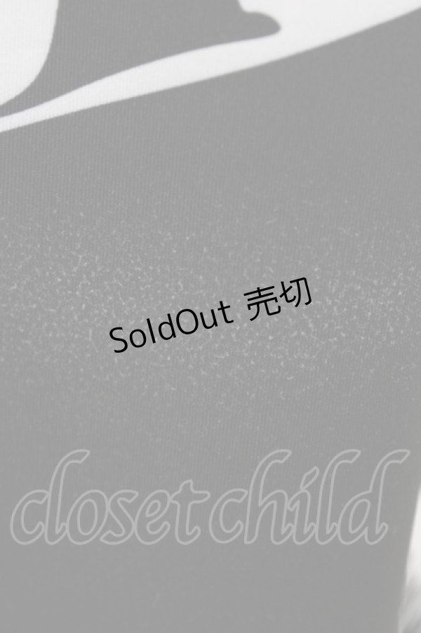 画像3: NieR Clothing / 総柄ZIP半袖パーカー  ブラック H-26-02-18-1049-PU-TO-KB-ZH (3)