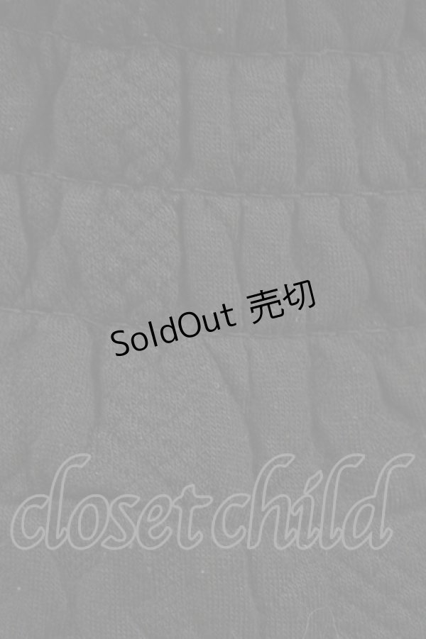 画像3: Vallee lys / "Sweet alyssum series"ニットカーディガン  ブラック H-26-02-18-1051-GO-TO-KB-ZH (3)