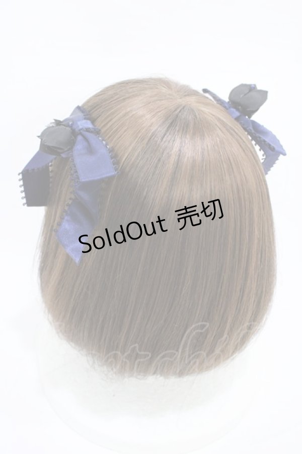 画像2: Moi-meme-Moitie / プティフラワークリップ  青 H-26-02-18-1006-MO-AC-KB-ZH (2)