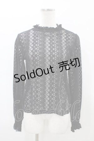 画像: m petit by misako / レースインナートップス M ブラック H-26-02-18-1057-LO-TO-KB-ZH