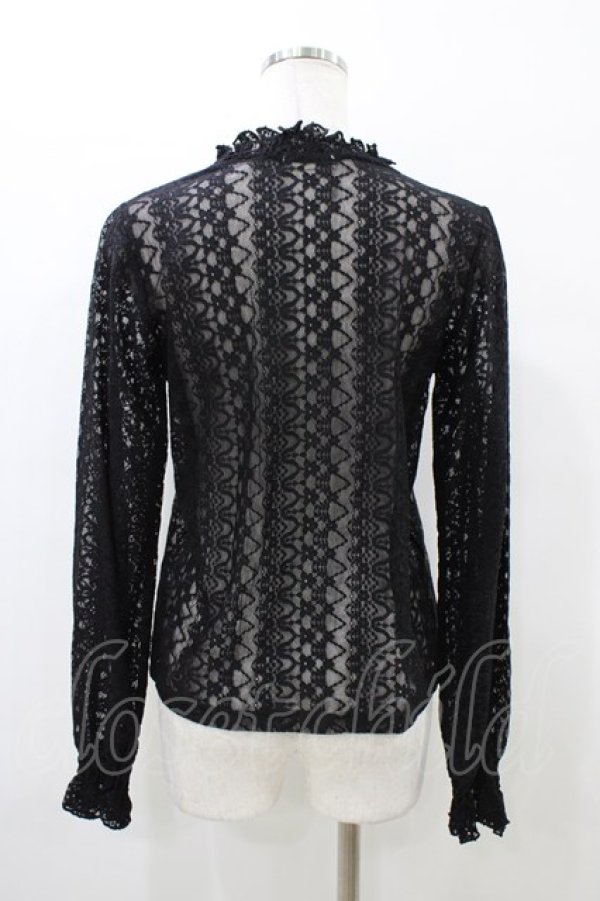 画像2: m petit by misako / レースインナートップス M ブラック H-26-02-18-1057-LO-TO-KB-ZH (2)