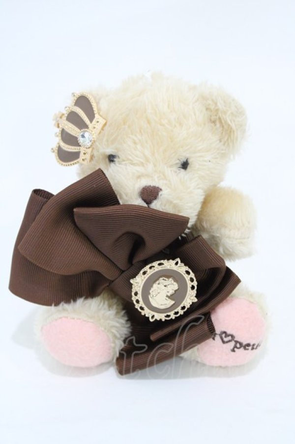 画像1: m petit by misako / くまちゃんバッグチャーム  ブラウン H-26-02-18-1010-LO-ZA-KB-ZH (1)