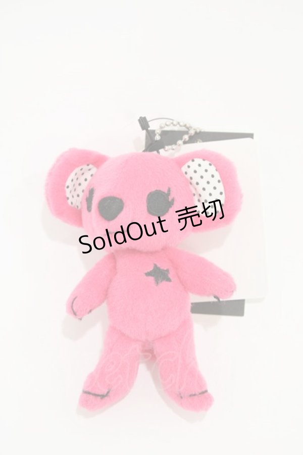 画像1: ALGONQUINS / パティーちゃんストラップ  ピンク H-26-02-18-1011-AL-ZA-AK-ZH (1)